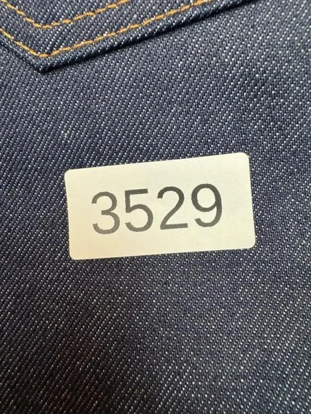 Levi's 501 Jeans Mens 38x36 Blue Raw Denim Original Shrink-to-Fit Button Fly